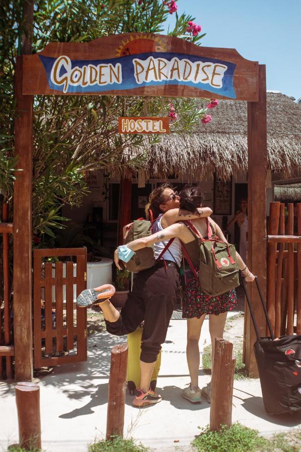 Golden Paradise Hostel Isla Holbox Kültér fotó