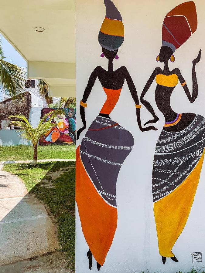 Golden Paradise Hostel Isla Holbox Kültér fotó